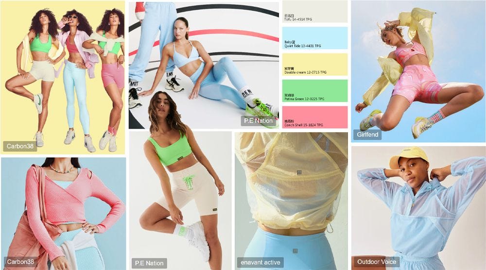 Sportswear Colors for Summer 2024